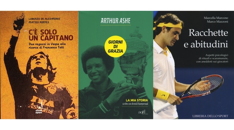 Un viaggio sulle orme di Totti e due libri sul tennis