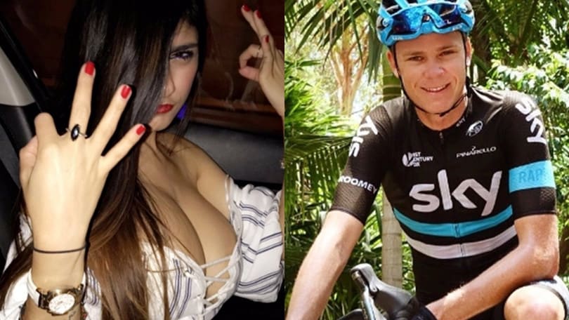 Gelosia 2.0, Froome blocca l'ex pornostar su Twitter