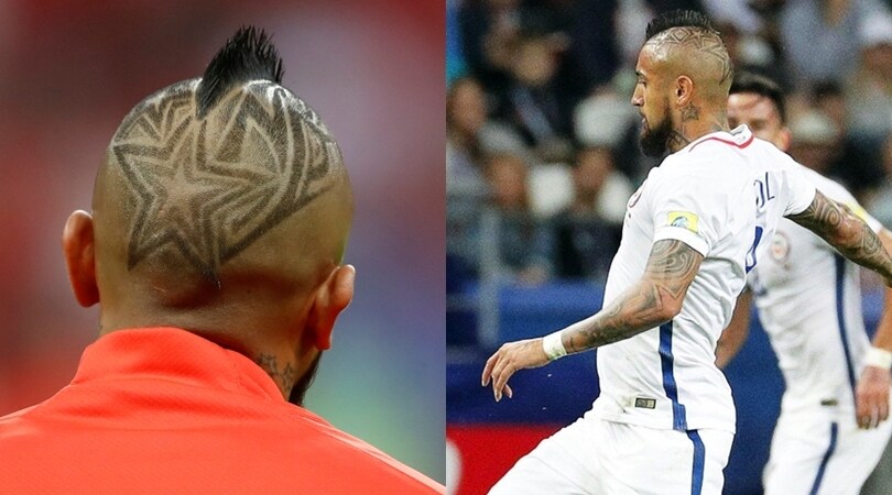 Vidal, nuovo look per Portogallo-Cile