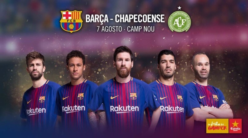 La Chapecoense sfiderà il Barcellona al Camp Nou