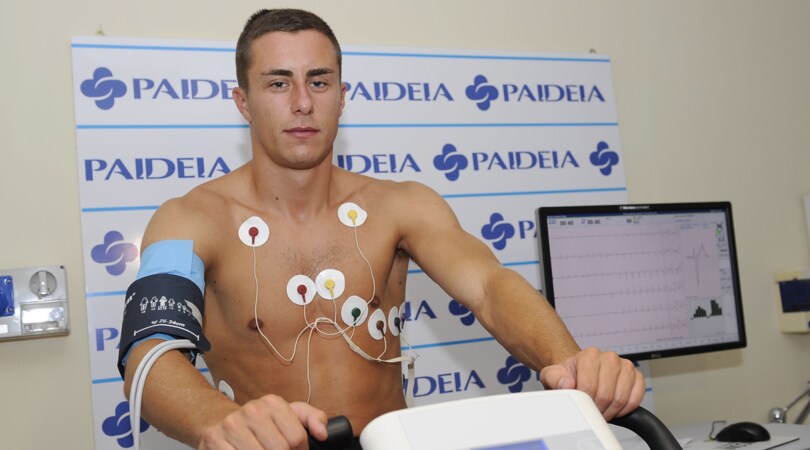Lazio, Marusic si sottopone alle visite mediche: le foto