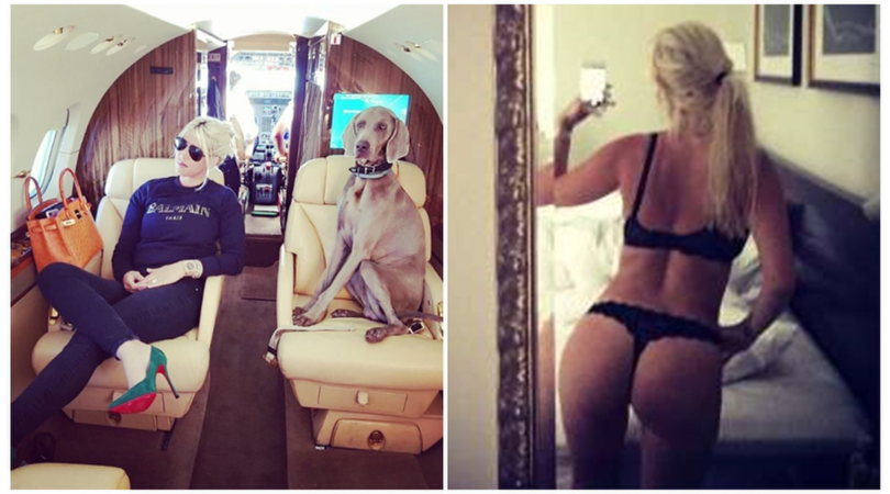 Wanda Nara, è polemica per il sedile in pelle riservato al cane sul jet privato