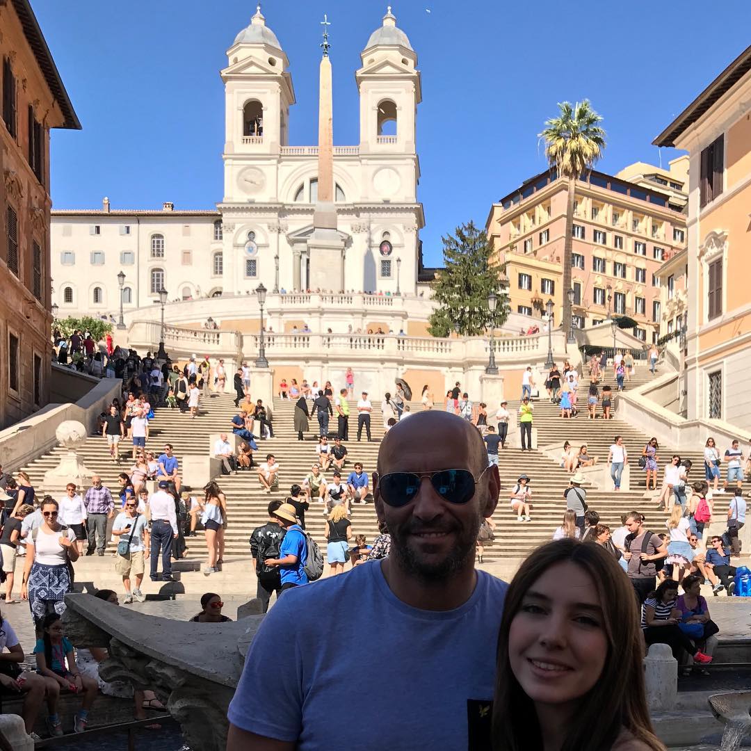 Una giornata da turista per il ds della Roma Monchi