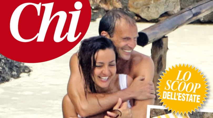 Juventus, Allegri e Ambra Angiolini: è amore