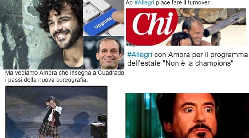 Allegri-Ambra "coppia dell'estate": il web è spiazzato
