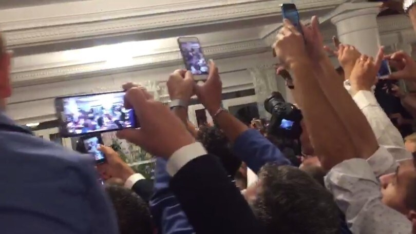 La notte di Maradona a Napoli