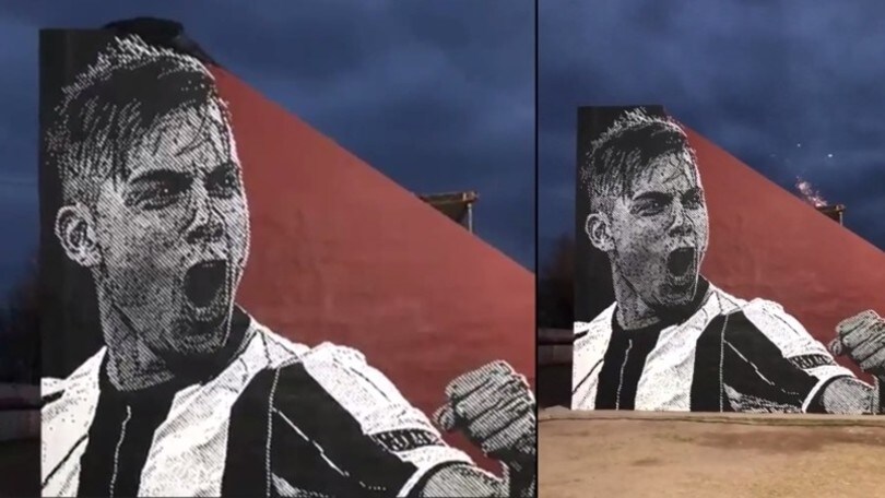Juve, per Dybala un murale in Argentina