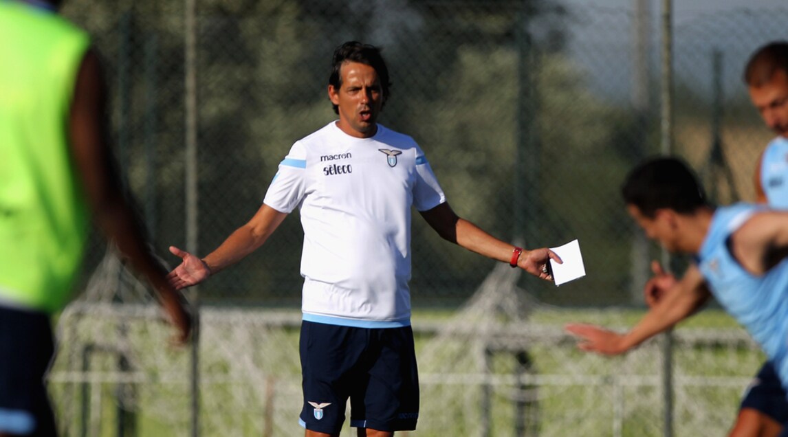 Lazio, secondo allenamento a Formello: Inzaghi urla