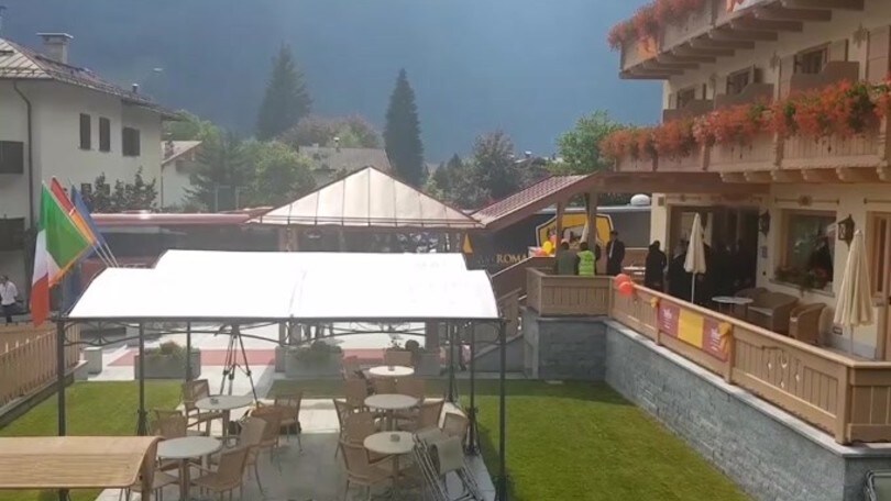 La Roma arriva a Pinzolo