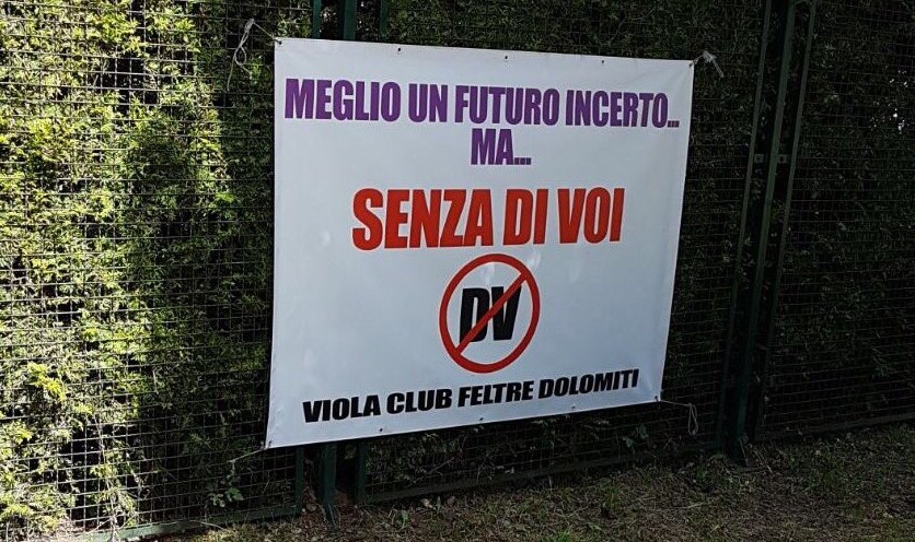 Fiorentina, i tifosi contro i Della Valle: «Meglio un futuro incerto, ma senza di voi»