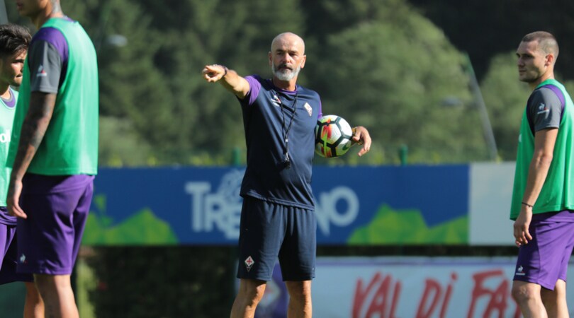 Fiorentina, Pioli al lavoro con la sua nuova squadra