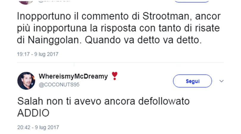 Roma, tifosi contro Salah: il commento sul futuro di Nainggolan non è piaciuto
