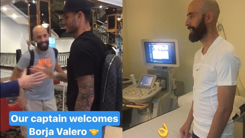 Inter, Borja Valero è arrivato: il saluto di Icardi