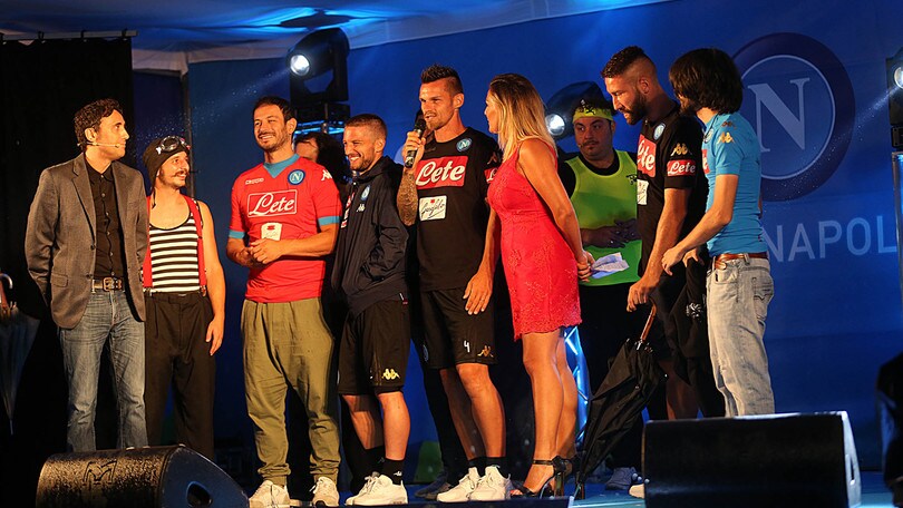 Napoli, Maggio, Tonelli e Mertens alla festa di "Made in Sud"