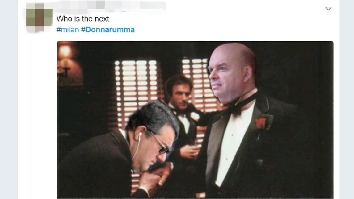Donnarumma firma con il Milan ma sul web spuntano le ironie