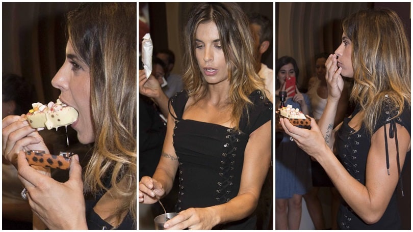 Elisabetta Canalis sexy anche quando mangia un gelato
