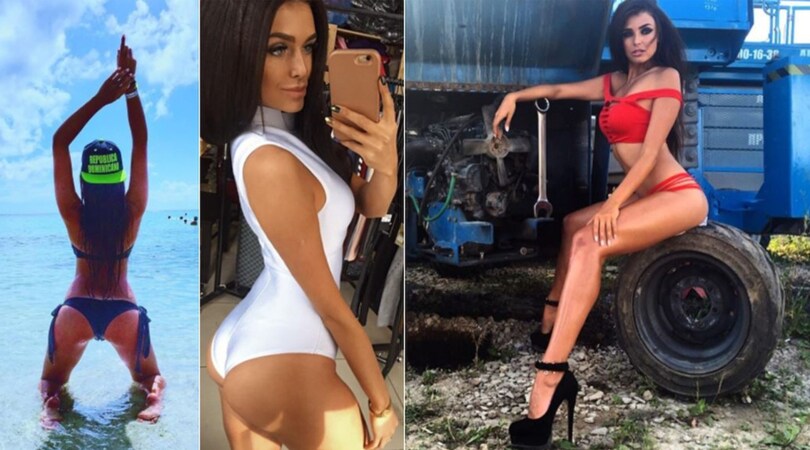 Irina, la sexy race-girl che viene dalla Russia