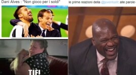 Dani Alves: «Juventus? Psg più ambizioso». Tifosi sul web scatenati