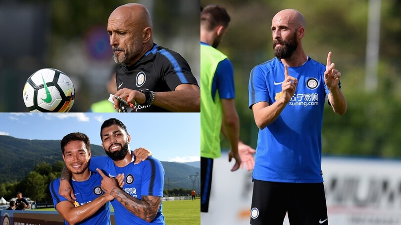 Inter, Spalletti comanda l'allenamento a Riscone