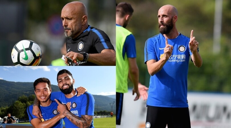 Inter, Spalletti comanda l'allenamento a Riscone