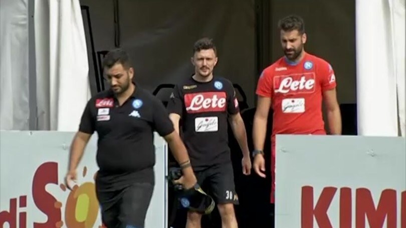 Napoli: Mario Rui si è presentato ai tifosi