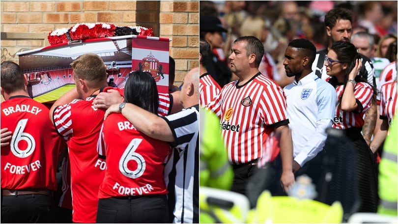 I funerali del piccolo Bradley Lowery: Defoe tra la folla commossa