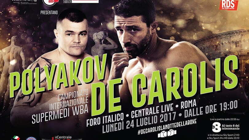 De Carolis - Polyakov: in diretta su TV8