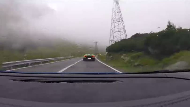 Con Lamborghini in Transilvania: 90 km in 90 secondi