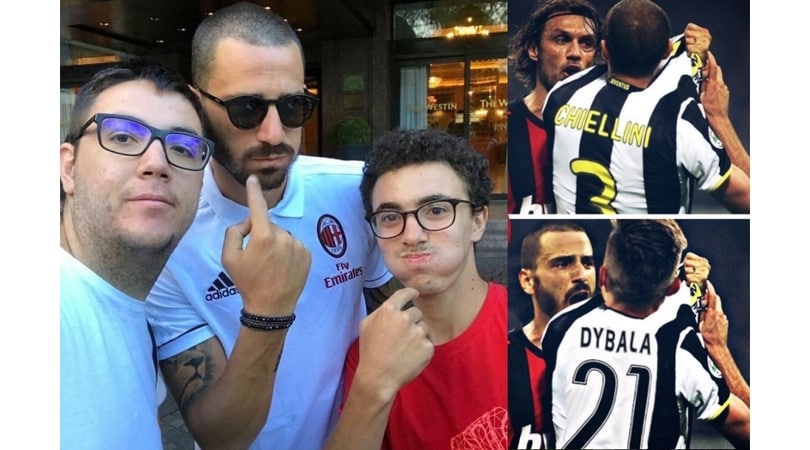 Bonucci-Milan: saluto alla Juve, senza Allegri...