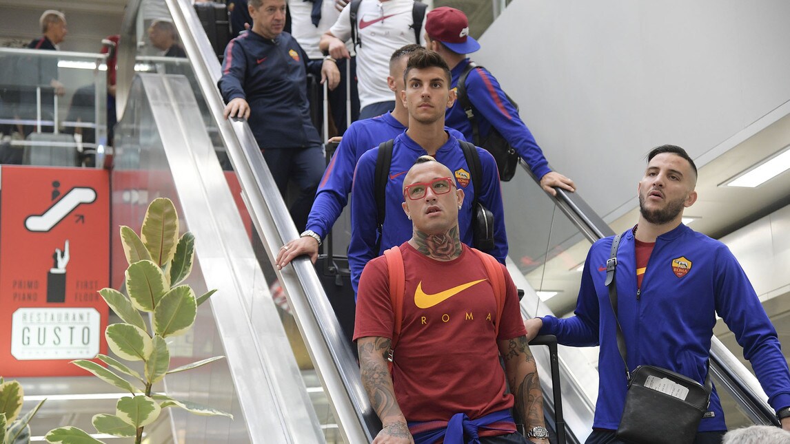 La Roma vola negli States