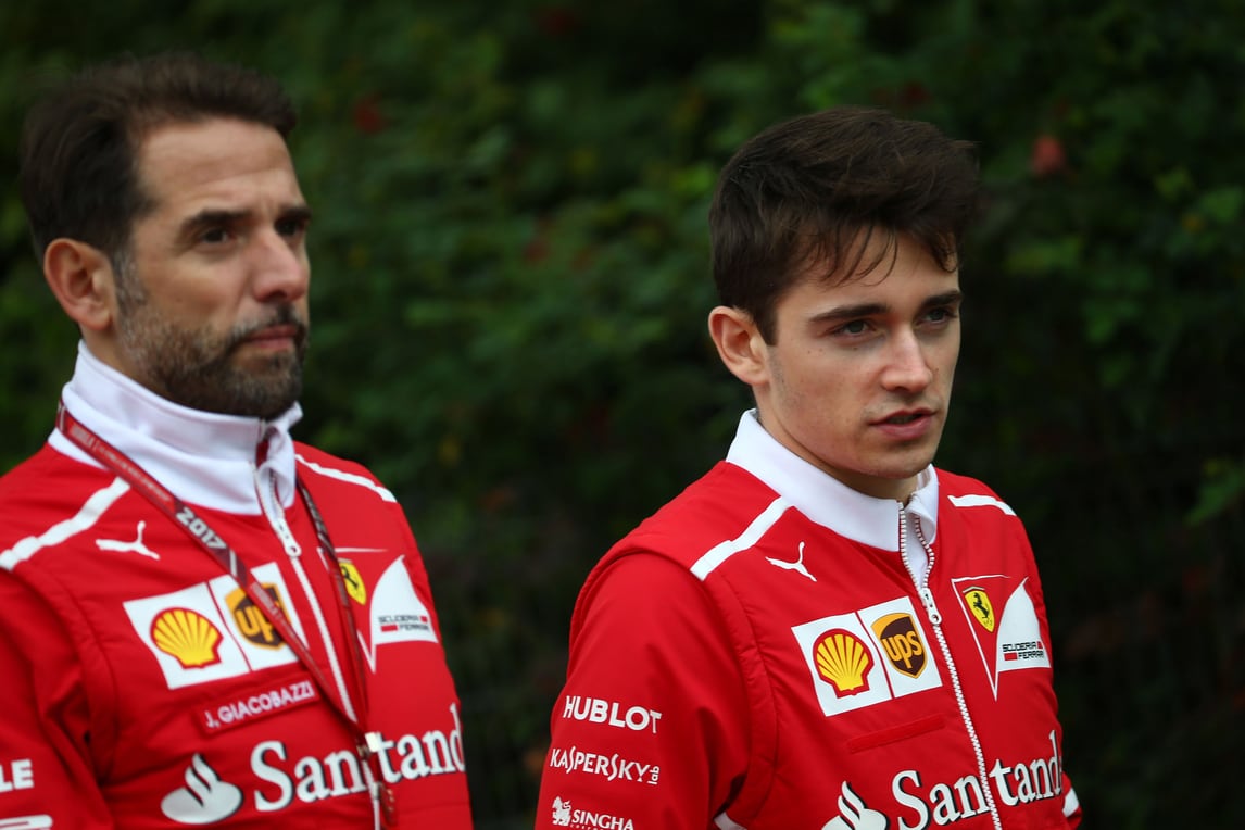 F1, Leclerc al volante della Ferrari nei test in Ungheria