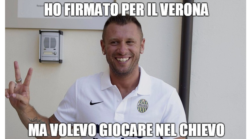 Ritiro Cassano, l'ironia social