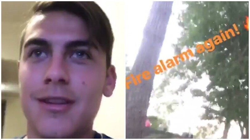 Dybala, altro allarme incendio: «Alle 5 del mattino!»