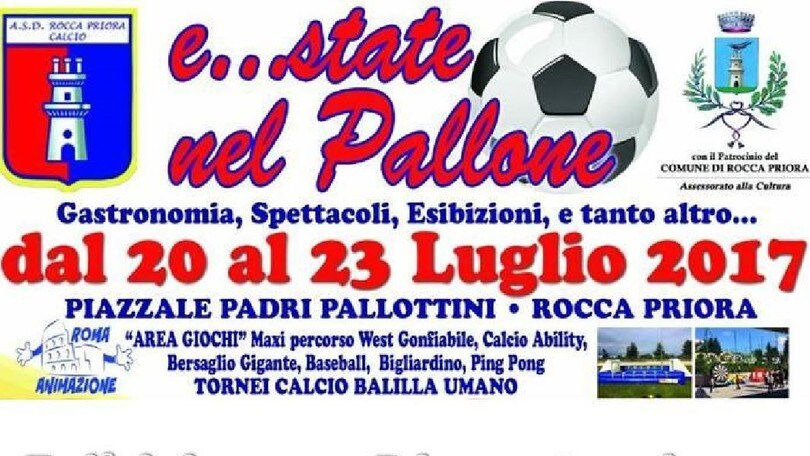 Rocca Priora, ritorna “E…state nel pallone”