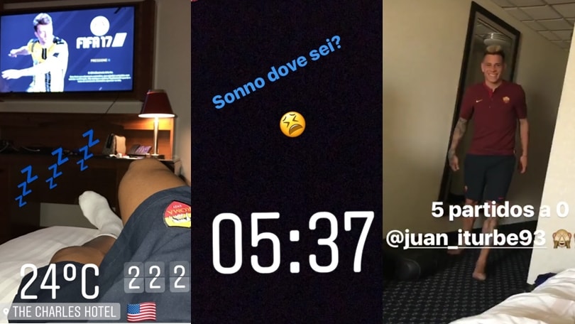 Videogiochi, insonnia e Nba: la tournée della Roma vista dai giocatori