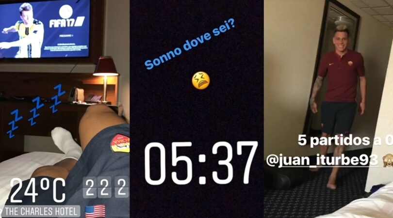 Videogiochi, insonnia e Nba: la tournée della Roma vista dai giocatori