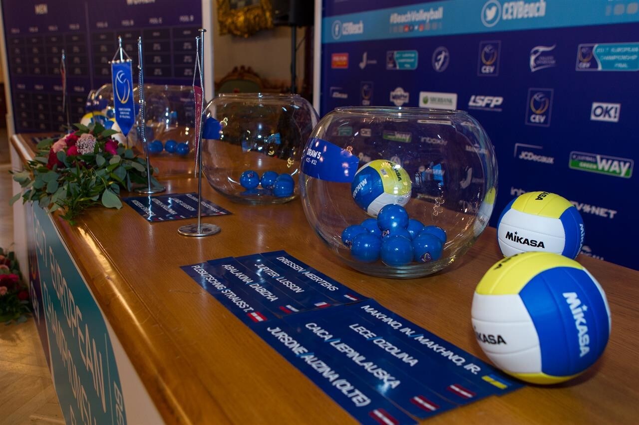 Beach Volley: sorteggiate le pool degli Europei