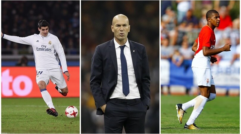 Calciomercato, Zidane: «Senza Morata peggiorati. Mbappé? Forse»