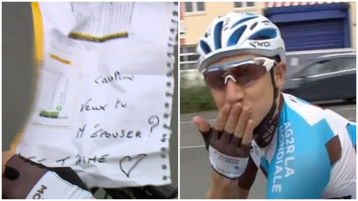 Tour de France, arriva la proposta di matrimonio in diretta