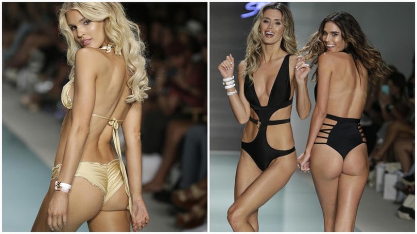 Le regine del fitness stregano Miami in passerella