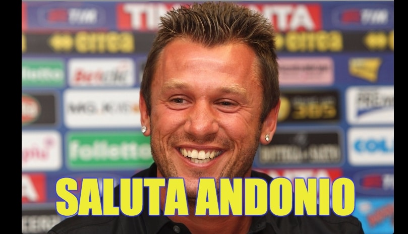 Cassano lascia il Verona, l'ironia social