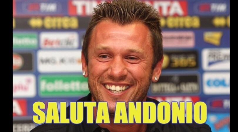 Cassano lascia il Verona, l'ironia social