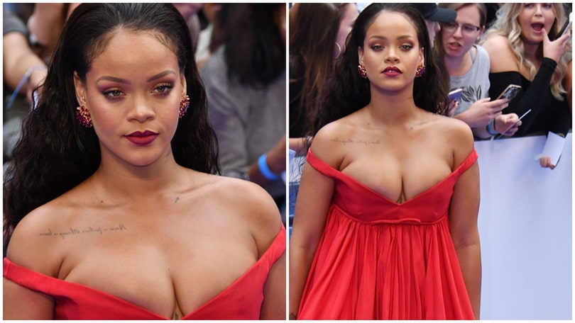 Incontenibile Rihanna: sfiora l'incidente sexy a Londra