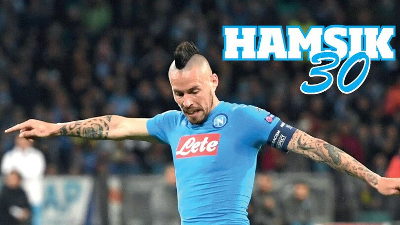 Napoli, Hamsik fa 30: nella leggenda a colpi di record