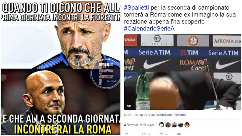 Serie A, ecco il calendario: quante ironie sull'Inter di Spalletti!