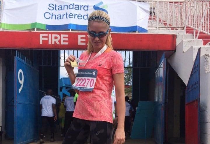 L'ex velina Marina Graziani madrina e runner della Mezza d'Italia a Imola