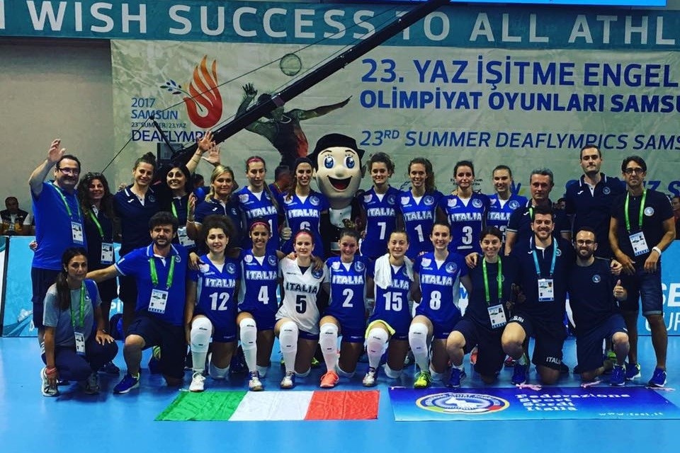 Volley: Deaflympics 2017, l'Italdonne è d'argento