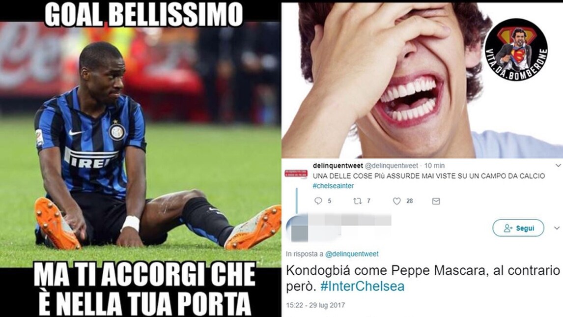 Kondogbia, autogol da urlo: i tifosi non ci credono