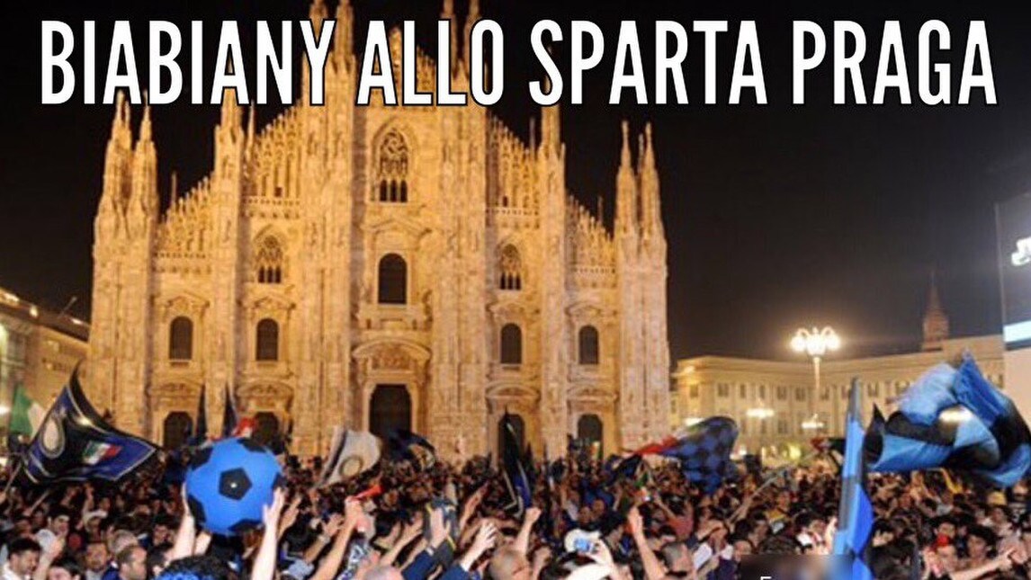 Biabiany verso lo Sparta Praga. I tifosi dell'Inter scatenati sul web