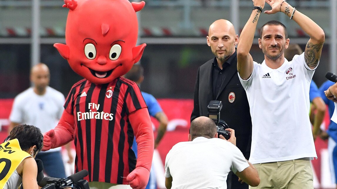 Milan, che ovazione per Bonucci a San Siro